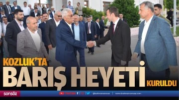 Kozluk&rsquo;ta barış heyeti kuruldu