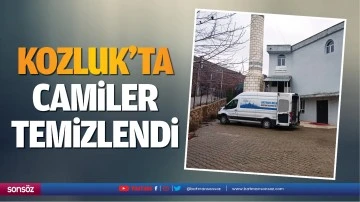 Kozluk&rsquo;ta camiler temizlendi