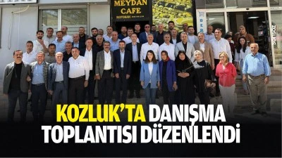 Kozluk&rsquo;ta danışma toplantısı d&uuml;zenlendi