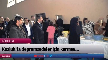Kozluk&rsquo;ta depremzedeler i&ccedil;in kermes&hellip;