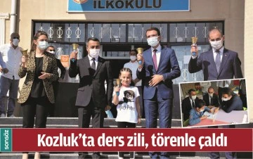 KOZLUK&rsquo;TA DERS ZİLİ, T&Ouml;RENLE &Ccedil;ALDI