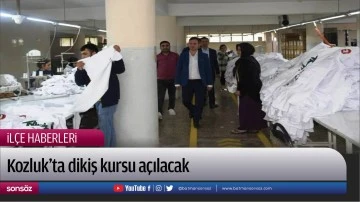 Kozluk&rsquo;ta dikiş kursu a&ccedil;ılacak