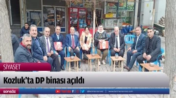 Kozluk&rsquo;ta DP binası a&ccedil;ıldı