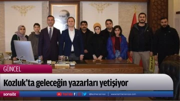 Kozluk&rsquo;ta geleceğin yazarları yetişiyor