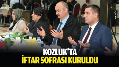 Kozluk&rsquo;ta iftar sofrası kuruldu