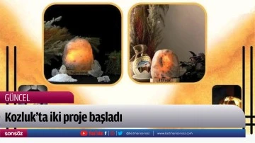 Kozluk&rsquo;ta iki proje başladı