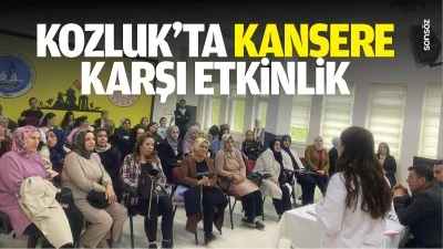 Kozluk&rsquo;ta kansere karşı etkinlik&hellip;