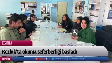Kozluk&rsquo;ta okuma seferberliği başladı