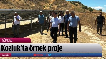 Kozluk&rsquo;ta &ouml;rnek proje