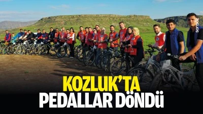 Kozluk'ta pedallar d&ouml;nd&uuml;