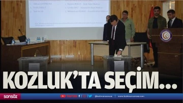 Kozluk&rsquo;ta se&ccedil;im&hellip;