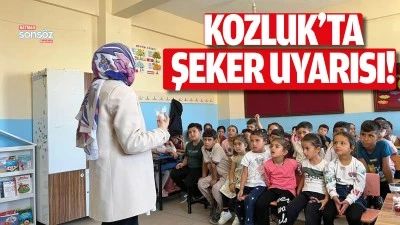 Kozluk&rsquo;ta şeker uyarısı!