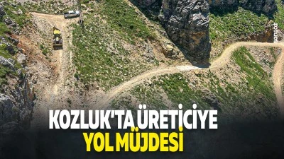 Kozluk&rsquo;ta &uuml;reticiye yol m&uuml;jdesi