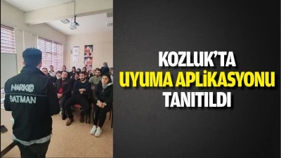 Kozluk&rsquo;ta UYUMA aplikasyonu tanıtıldı