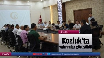 Kozluk&rsquo;ta yatırımlar g&ouml;r&uuml;ş&uuml;ld&uuml;