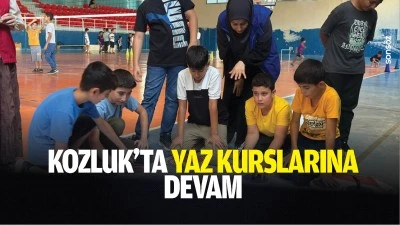 Kozluk&rsquo;ta yaz kurslarına devam&hellip;