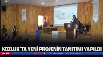 Kozluk&rsquo;ta yeni projenin tanıtımı yapıldı
