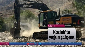 Kozluk&rsquo;ta yoğun &ccedil;alışma