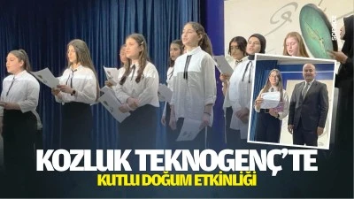 Kozluk TeknoGen&ccedil;&rsquo;te kutlu doğum etkinliği&hellip;