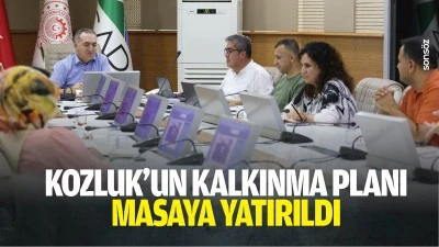Kozluk&rsquo;un kalkınma planı, masaya yatırıldı