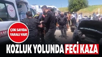 Kozluk yolunda feci kaza: &Ccedil;ok sayıda yaralı var