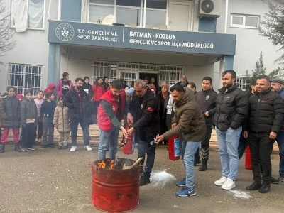 Kozluklu Gen&ccedil;ler i&ccedil;in yangın tatbikatı&hellip;