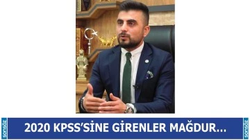KPSS&rsquo;ye girenler mağdur&hellip;