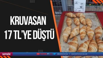 Kruvasan 17 TL&rsquo;ye d&uuml;şt&uuml;