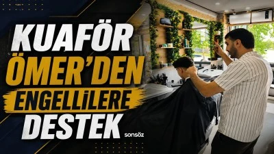 Kuaf&ouml;r &Ouml;mer&rsquo;den engellilere destek