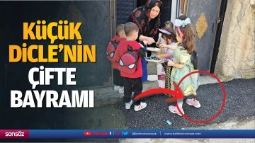 K&uuml;&ccedil;&uuml;k Dicle&rsquo;nin &ccedil;ifte bayramı