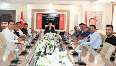 K&uuml;&ccedil;&uuml;k sanayi siteleri koordinasyon toplantısı yapıldı
