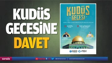 Kud&uuml;s Gecesine davet