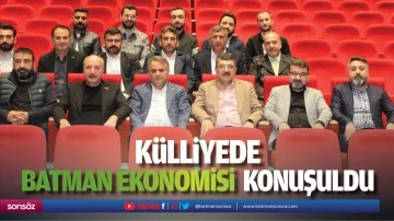 K&uuml;lliyede Batman Ekonomisi konuşuldu
