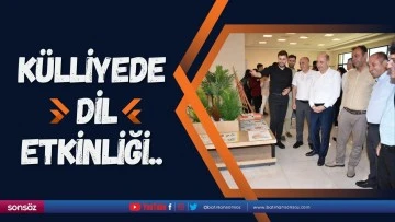 K&uuml;lliyede dil etkinliği..