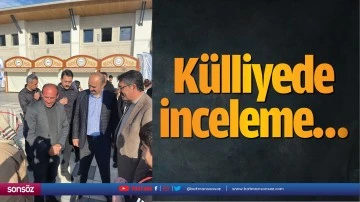 K&uuml;lliyede inceleme&hellip;