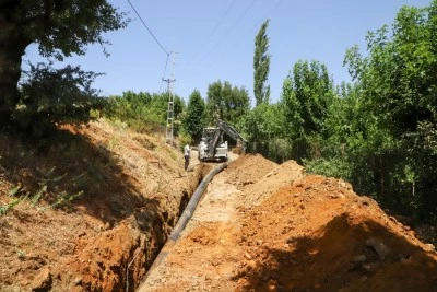 Kulp&rsquo;ta 2 bin 800 metrelik i&ccedil;me suyu terfi hattı d&ouml;şeniyor