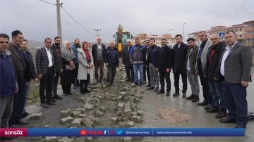 Kulp'ta doğal gaz hattı d&ouml;şeme &ccedil;alışmaları başladı