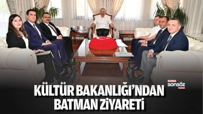 K&uuml;lt&uuml;r Bakanlığı&rsquo;ndan Batman ziyareti