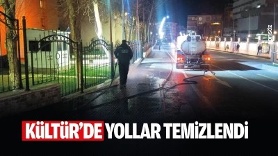 K&uuml;lt&uuml;r&rsquo;de yollar temizlendi