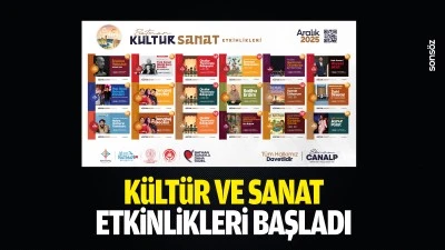 K&uuml;lt&uuml;r ve sanat etkinlikleri başladı