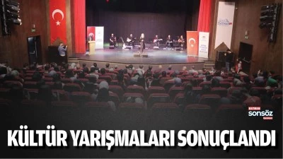 K&uuml;lt&uuml;r yarışmaları sonu&ccedil;landı