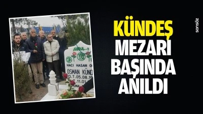 K&uuml;ndeş, mezarı başında anıldı