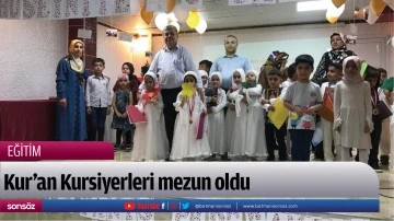 Kur&rsquo;an Kursiyerleri mezun oldu