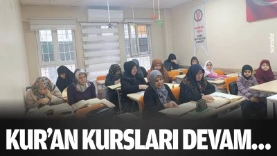 Kur&rsquo;an kursları devam&hellip;