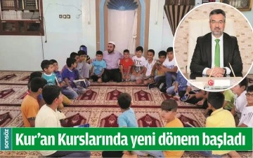 KUR&rsquo;AN KURSLARINDA YENİ D&Ouml;NEM BAŞLADI