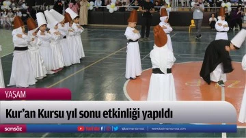 Kur'an Kursu yıl sonu etkinliği yapıldı