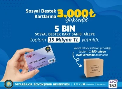 Kurban Bayramı &ouml;ncesi 6 bin 850 aileye nakdi ve ayni destek