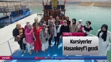 Kursiyerler Hasankeyf&rsquo;i gezdi