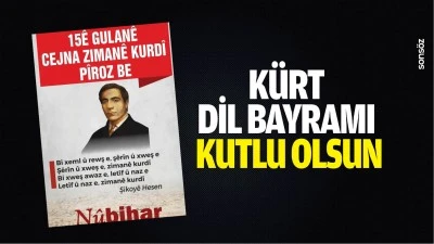 K&uuml;rt Dil Bayramı kutlu olsun
