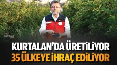 Kurtalan&rsquo;da &uuml;retiliyor, 35 &uuml;lkeye ihra&ccedil; ediliyor
